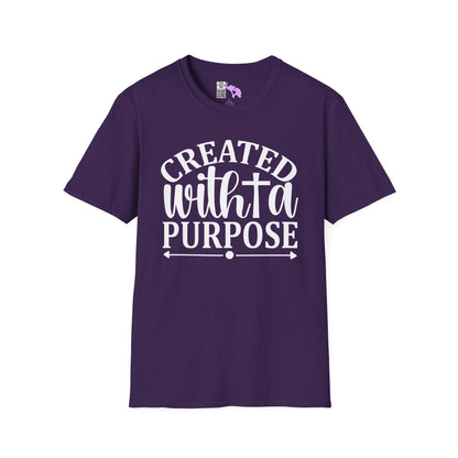 Created With A Purpose (3) Adult T-shirt