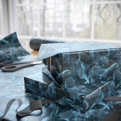 Midnight Sheer & Lace Wrapping Paper