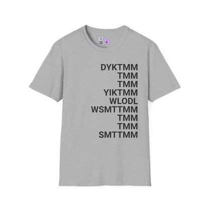 Do You Know The Muffin Man Abbreviation Adult T-shirt