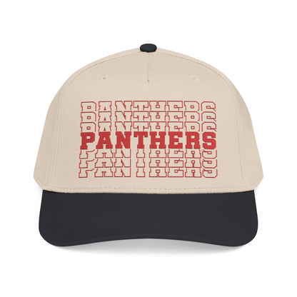 Panthers (Stacked) Mid Profile Baseball Cap