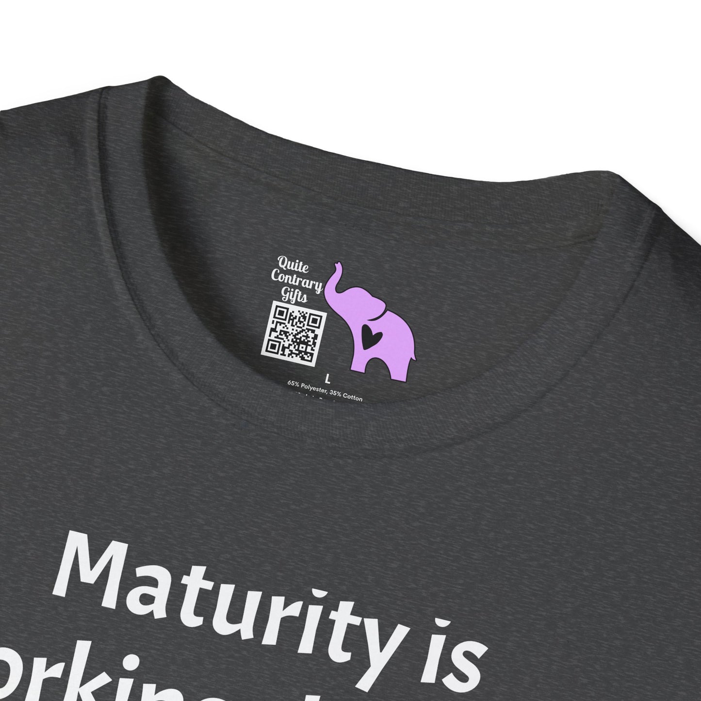 Maturity is... Adult T-shirt