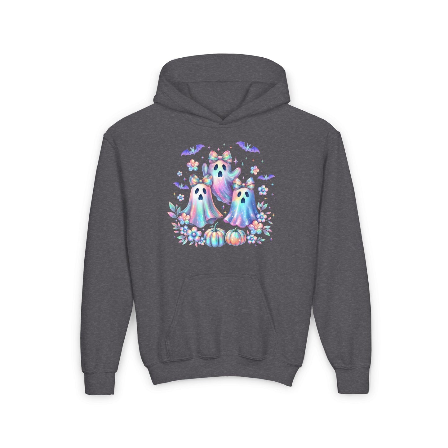 Haunted in Pastels Youth Heavy Blend Hoodie