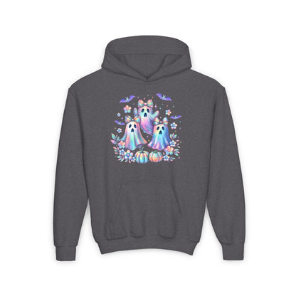 Haunted in Pastels Youth Heavy Blend Hoodie