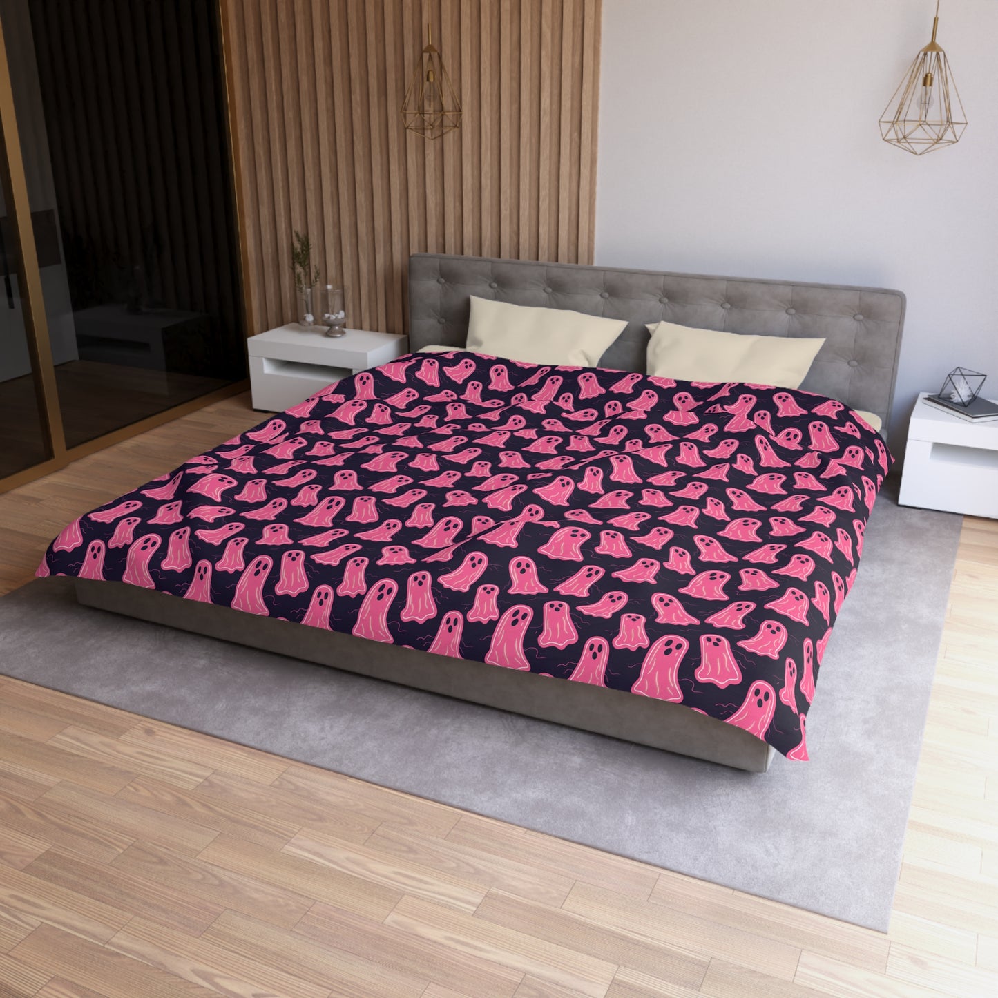 Boo Crew Microfiber Duvet Cover