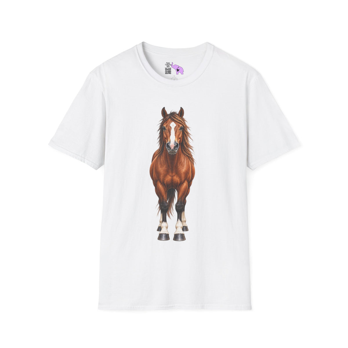 ""Front to Back Horse Lover Adult T-shirt