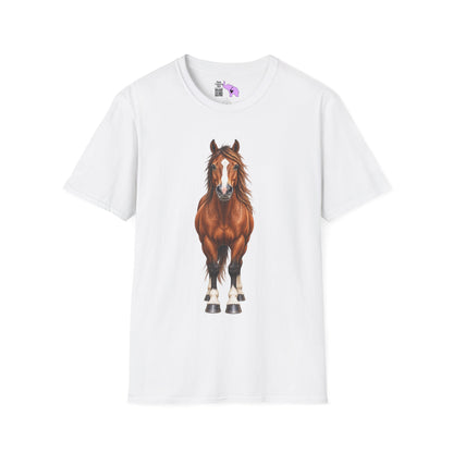 ""Front to Back Horse Lover Adult T-shirt