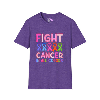 Fight Cancer in All Colors 6 T-shirt