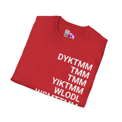 Do You Know The Muffin Man Abbreviation Adult T-shirt