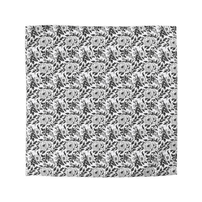 Whispering Blooms Microfiber Duvet Cover