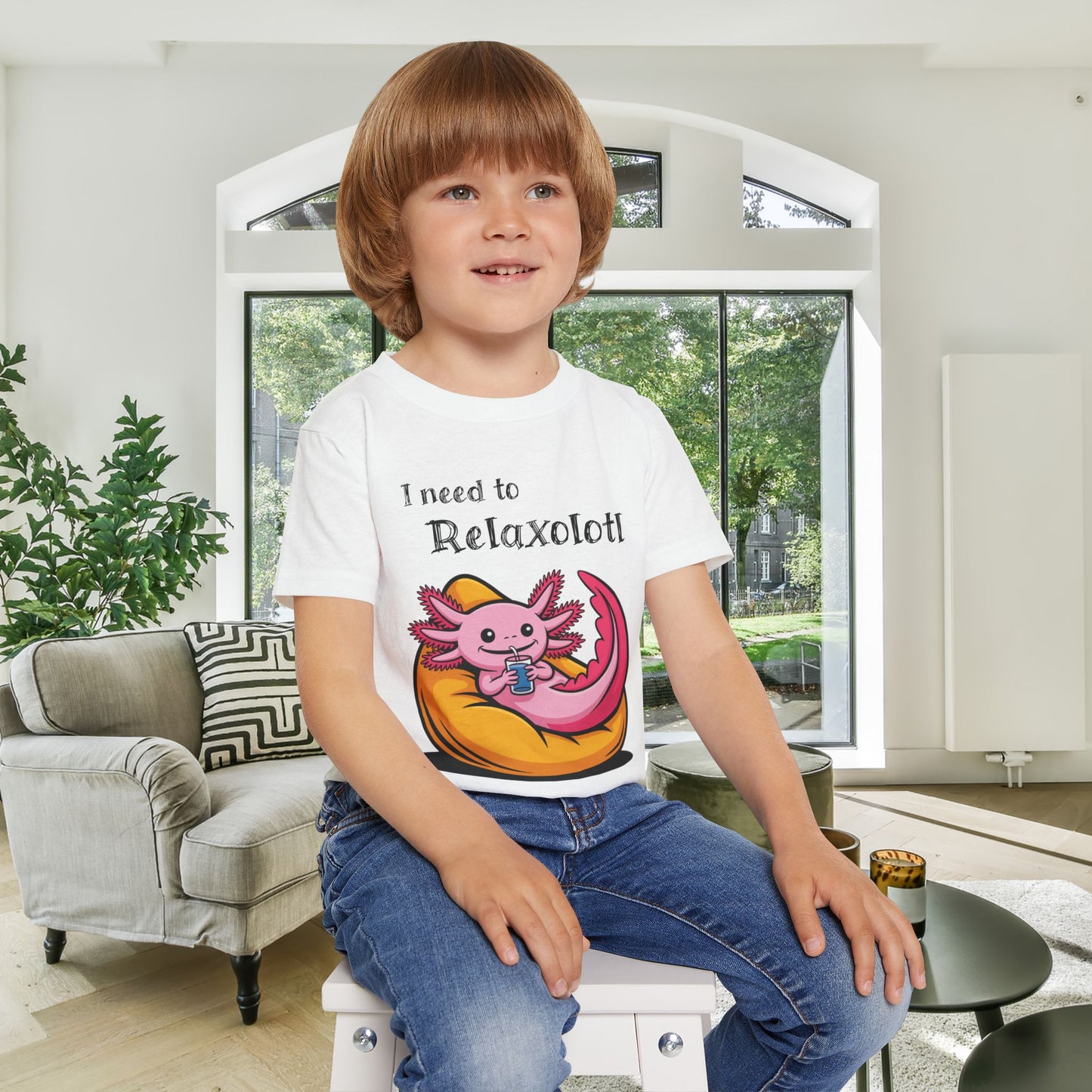 I Need to Relaxolotl Heavy Cotton™ Toddler T-shirt
