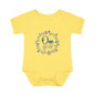 Blue Milestone Wreath Onesie-One Year
