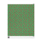 Red & Green Candy Canes Custom Name Wrapping Paper (Mary)