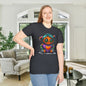 Patchwork Pumpkin Heart Adult T-shirt