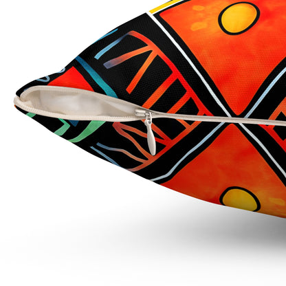 Abundance Rhythm Throw Pillow