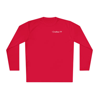 ""Try Jesus Not Me 1 Corinthians 15:10 Adult Long Sleeve Tee