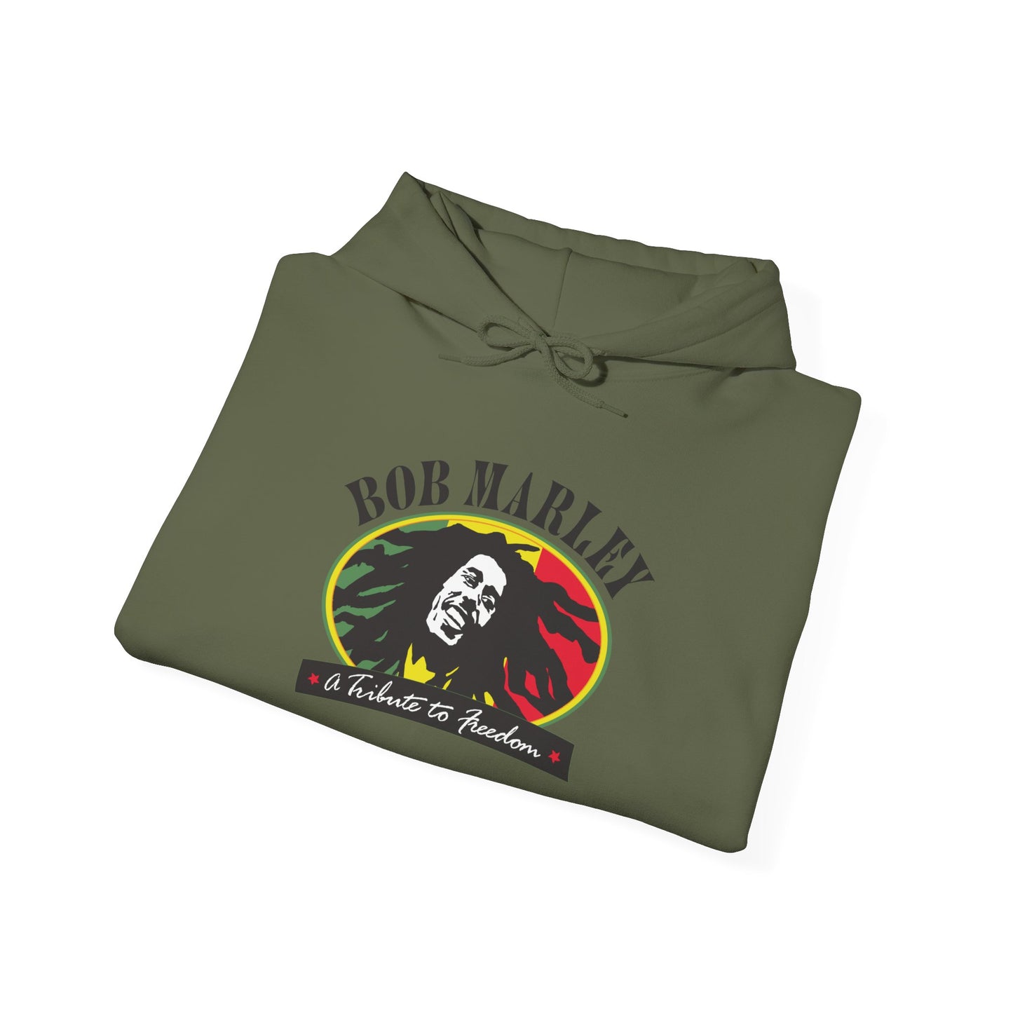 Bob Marley A Tribute To Freedom Adult Heavy Blend™ Hooded Sweatshirt