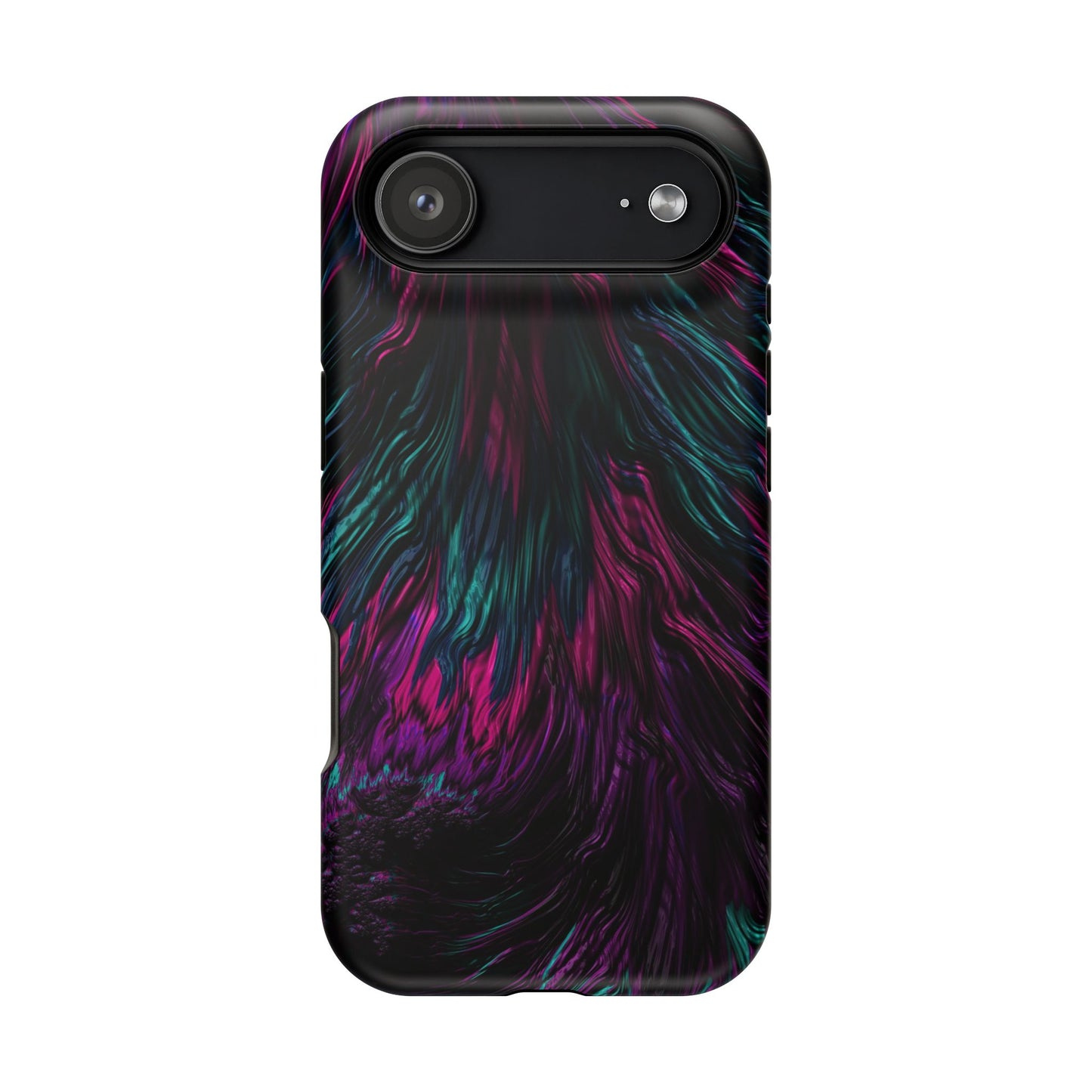 Pink Orchid Feathers MagSafe® Compatible Tough Case for iPhone