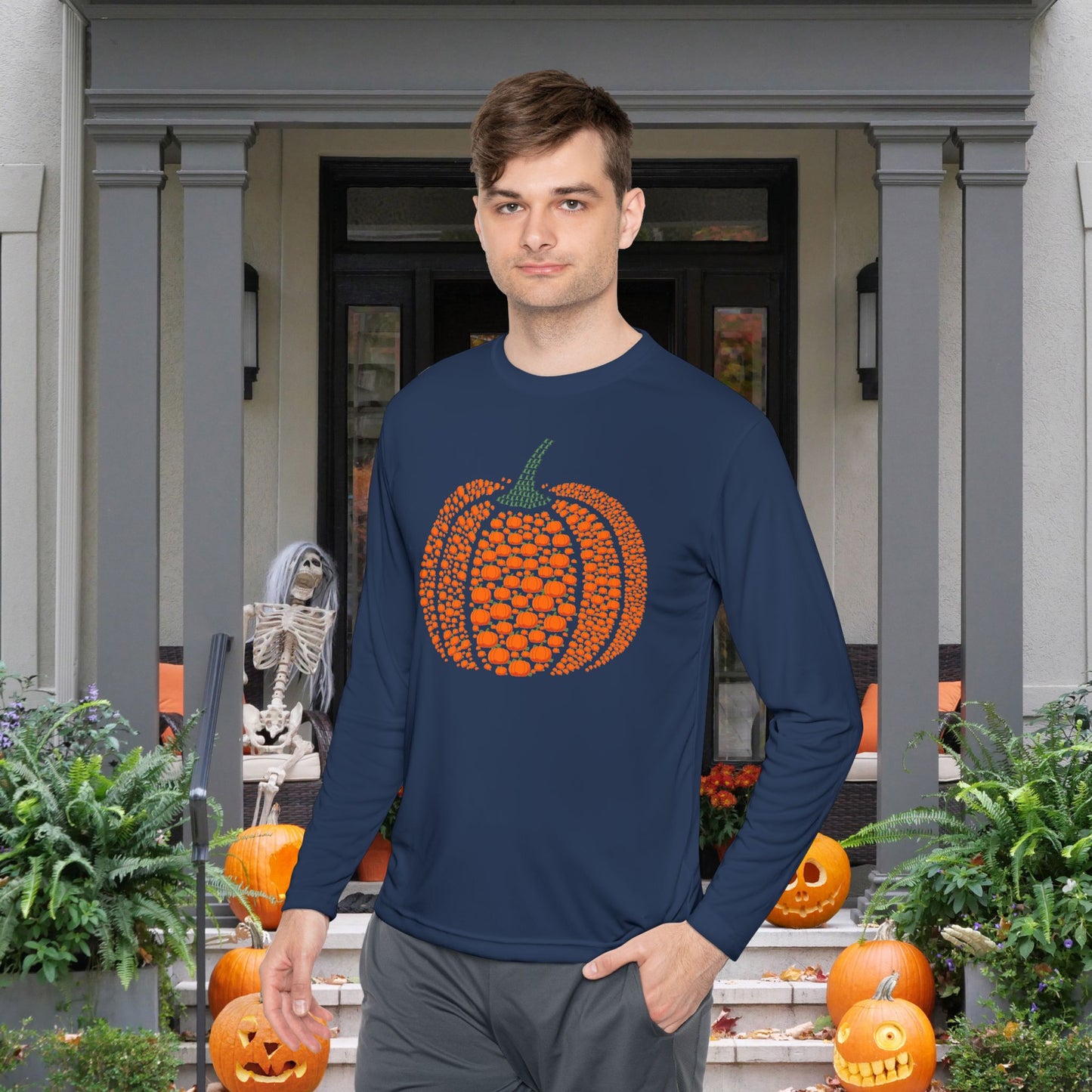 Pumpkin Pumpkin Adult Long Sleeve Tee