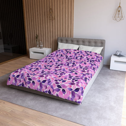Lilac Serenade Microfiber Duvet Cover