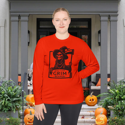 Part-Time Grim Reaper Adult Long Sleeve Tee