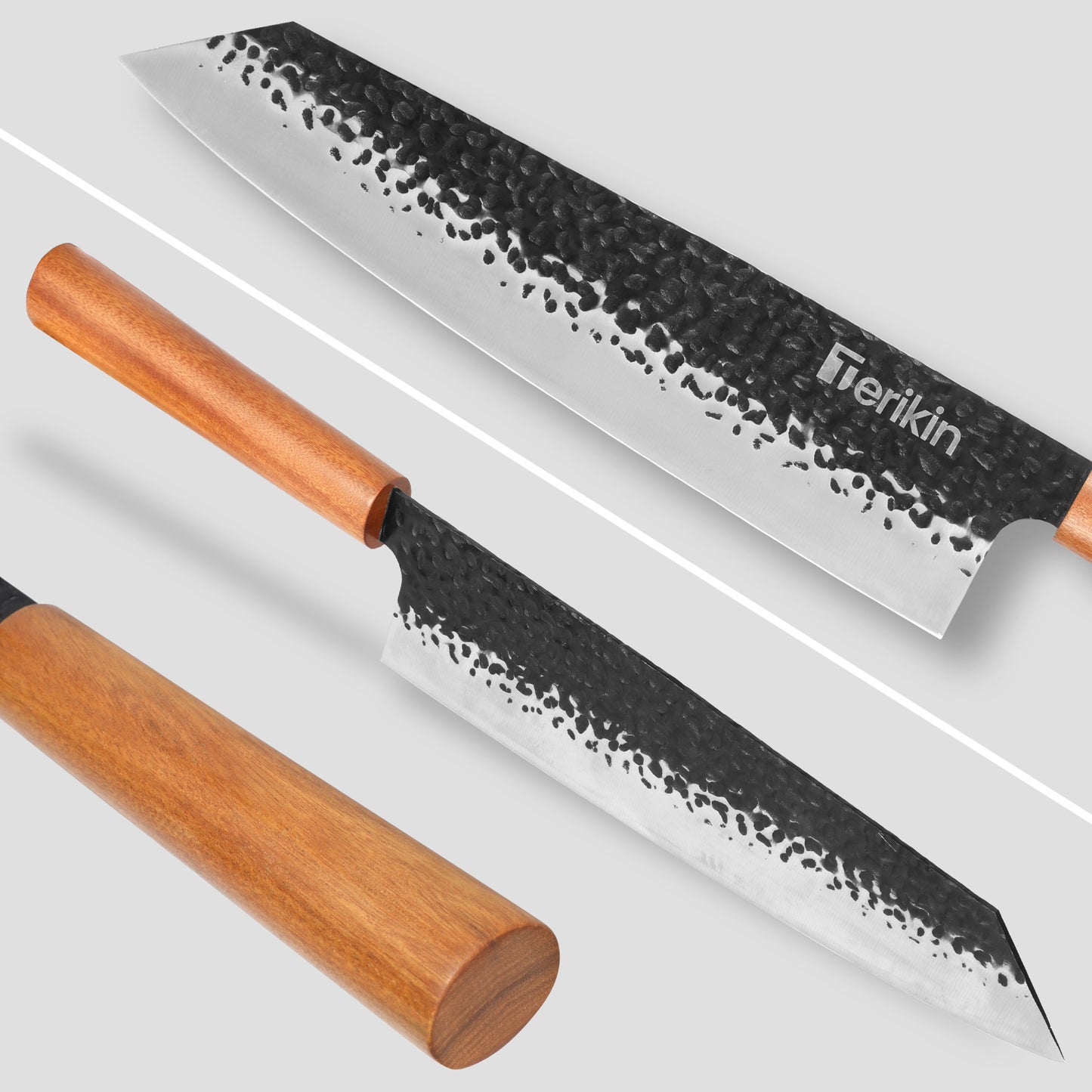 Professional 9" Japanese, Kiritsuke, or Santoku Chef Knife, German High Carbon Stainless Steel