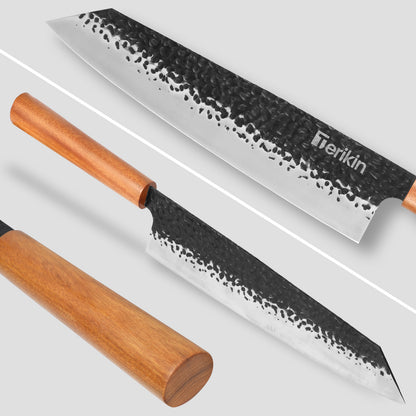 Professional 9" Japanese, Kiritsuke, or Santoku Chef Knife, German High Carbon Stainless Steel