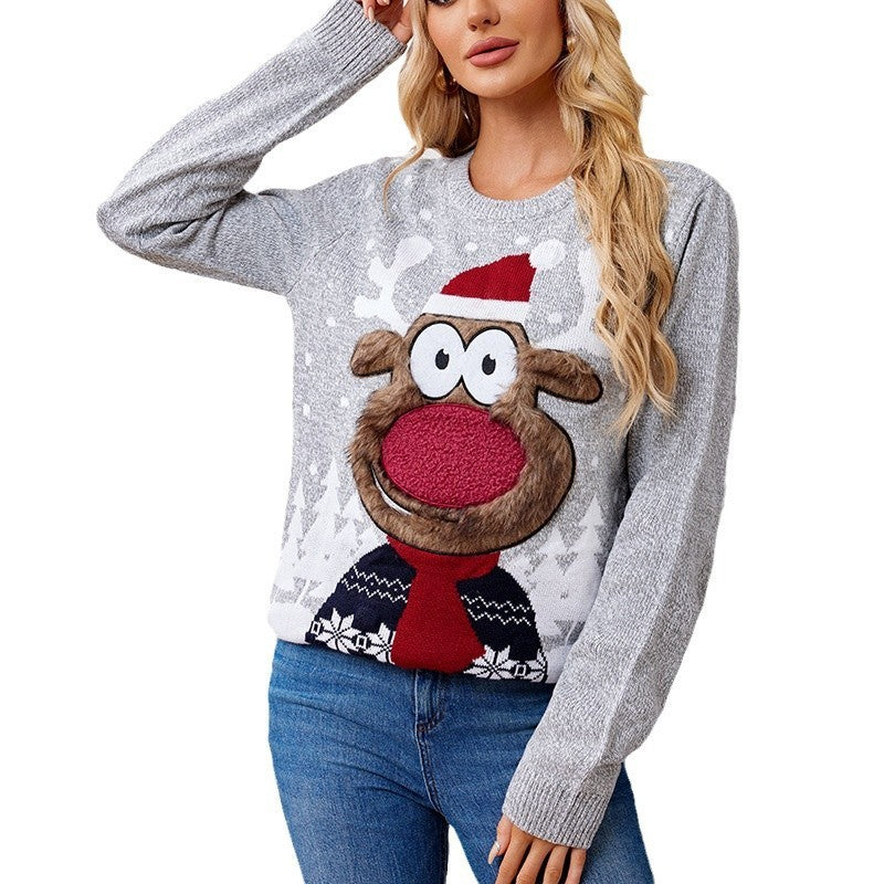 Silly Reindeer Christmas Sweater