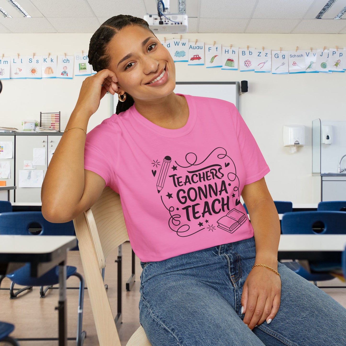 Teachers Gonna Teach Adult T-shirt