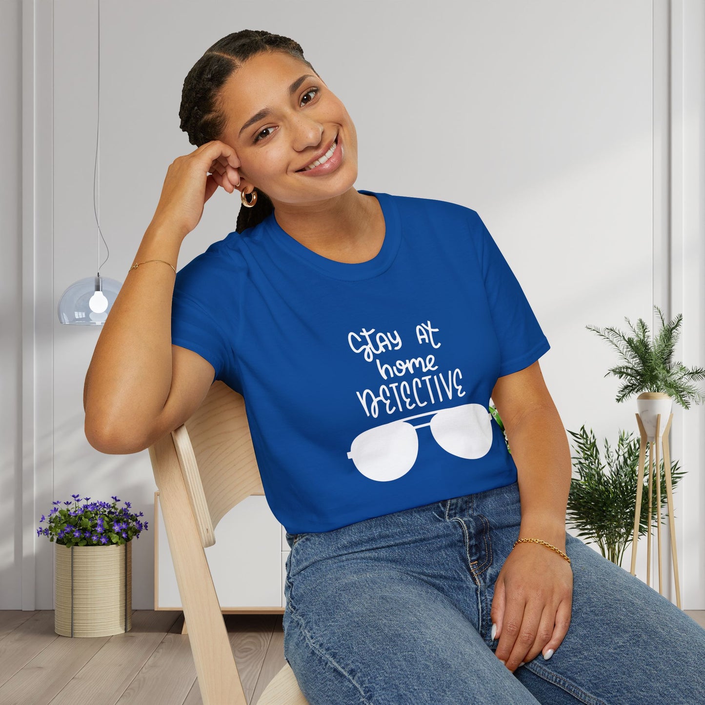 Stay At Home Detective Adult T-shirt