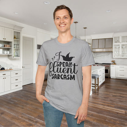 I Speak Fluent Sarcasm Adult T-shirt