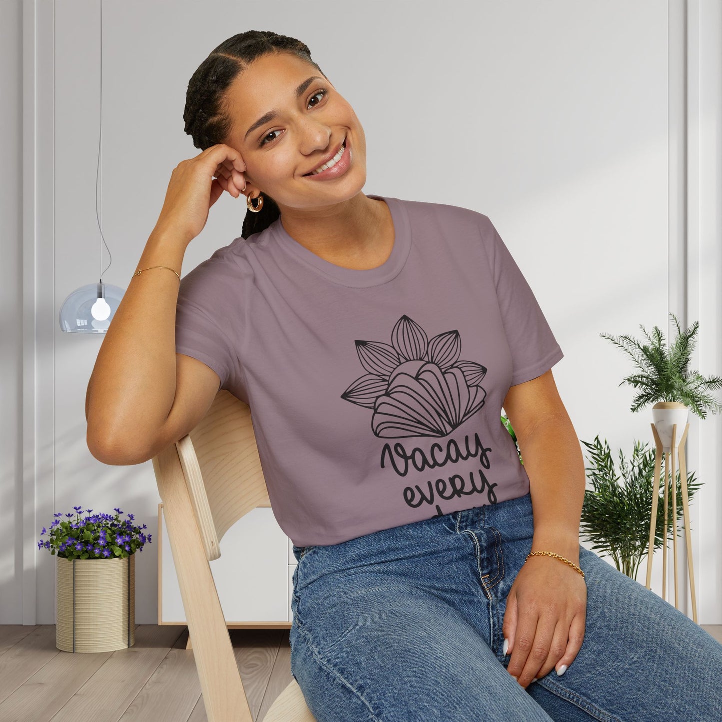 Vacay Every Day Adult T-shirt