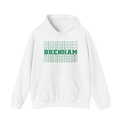 Brenham (Stacked) Adult Heavy Blend™ Hooded Sweatshirt