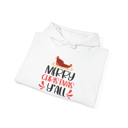 Merry Christmas Y'all Adult Heavy Blend™ Hoodie