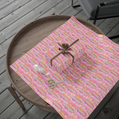Wild Tropic Collage Wrapping Paper