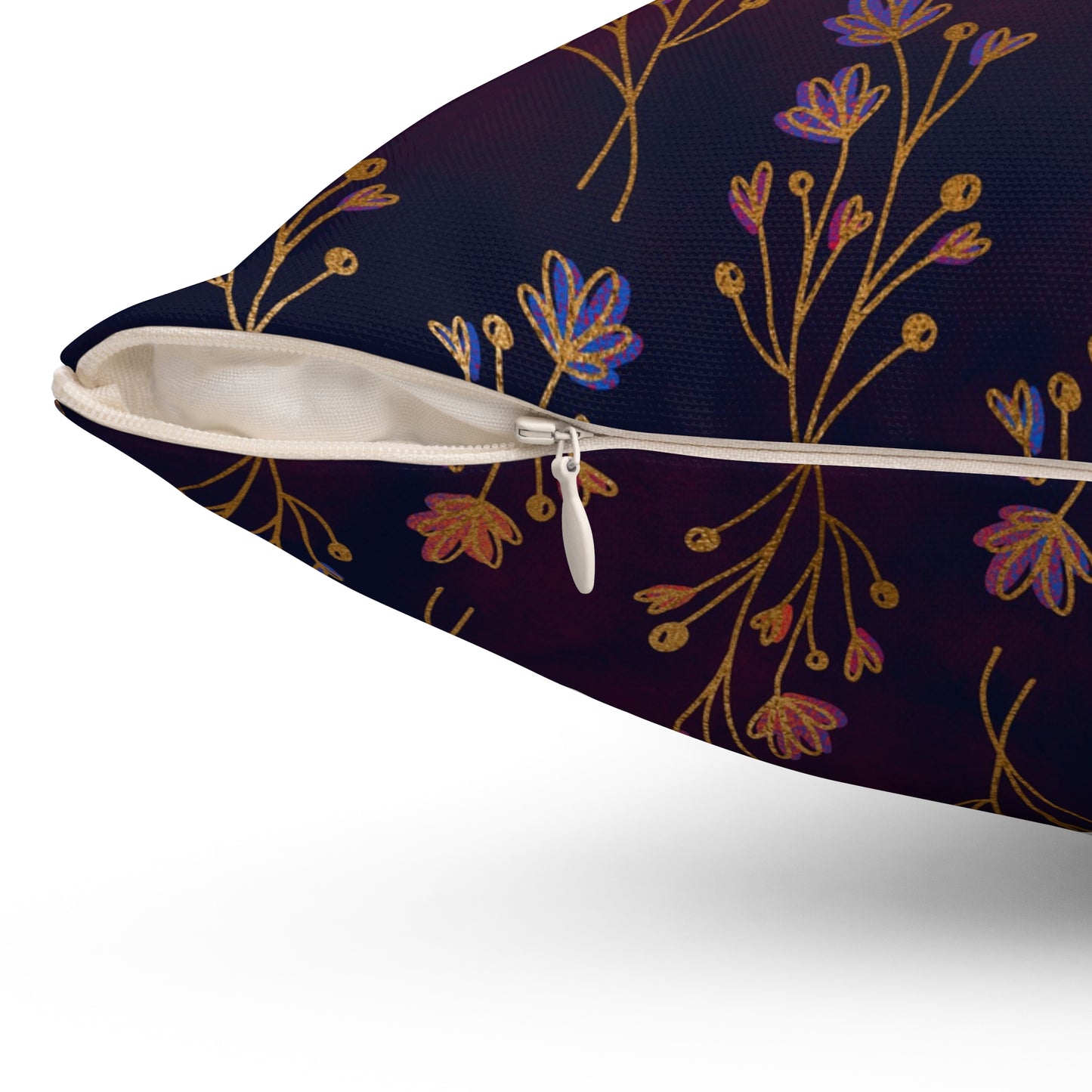 Golden Grove Midnight Throw Pillow