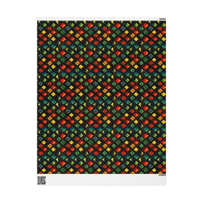 Radiant Purpose Kwanzaa Wrapping Paper