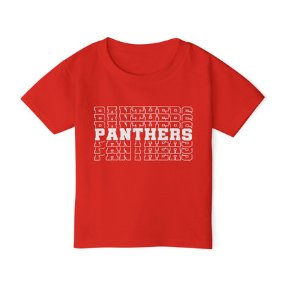 Panthers (Stacked) Heavy Cotton™ Toddler T-shirt