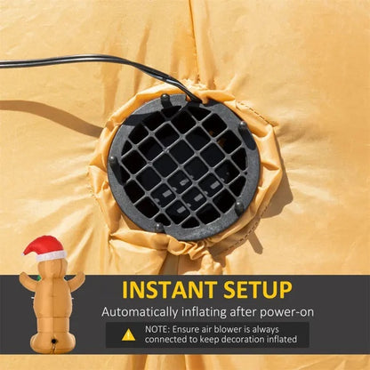 Gingerbread Man 6FT LED Inflatable