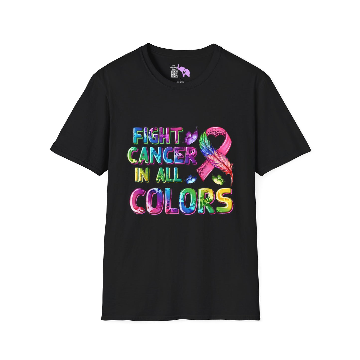 Fight Cancer in All Colors 8 Adult T-shirt