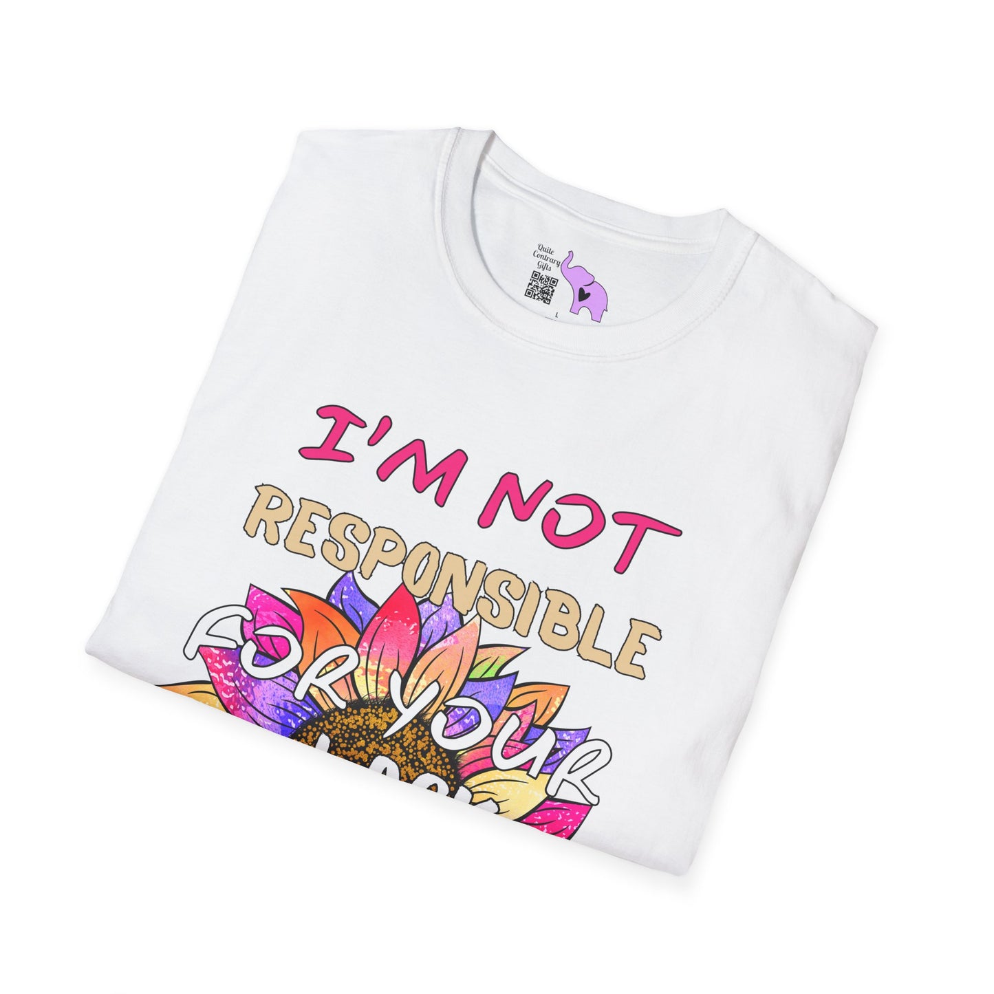 I Am Not Responsible for Your Lack of Knowledge Adult T-shirt
