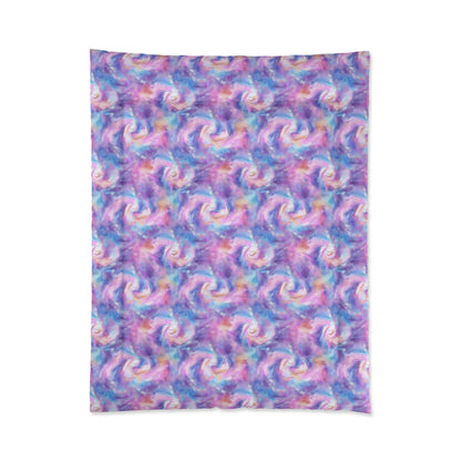 Pastel Cloud Color Swirl Comforter