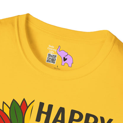 Happy Kwanzaa Sunflower Adult T-shirt