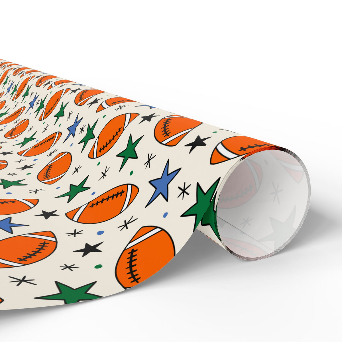 Touchdown Stars Wrapping Paper