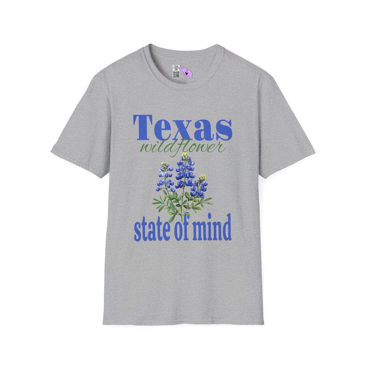 Texas Wildflower State of Mind Adult T-shirt