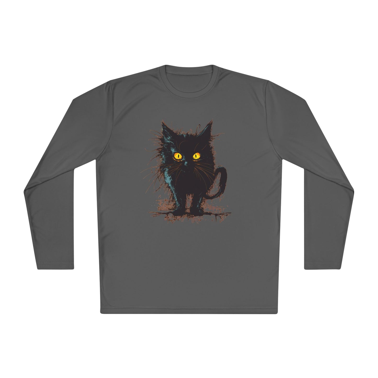 Black Kitten Adult Long Sleeve Tee