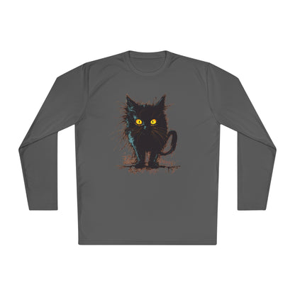 Black Kitten Adult Long Sleeve Tee