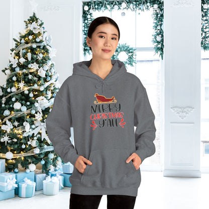 Merry Christmas Y'all Adult Heavy Blend™ Hoodie