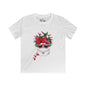 White Candy Cane Kitten Youth Softstyle Tee