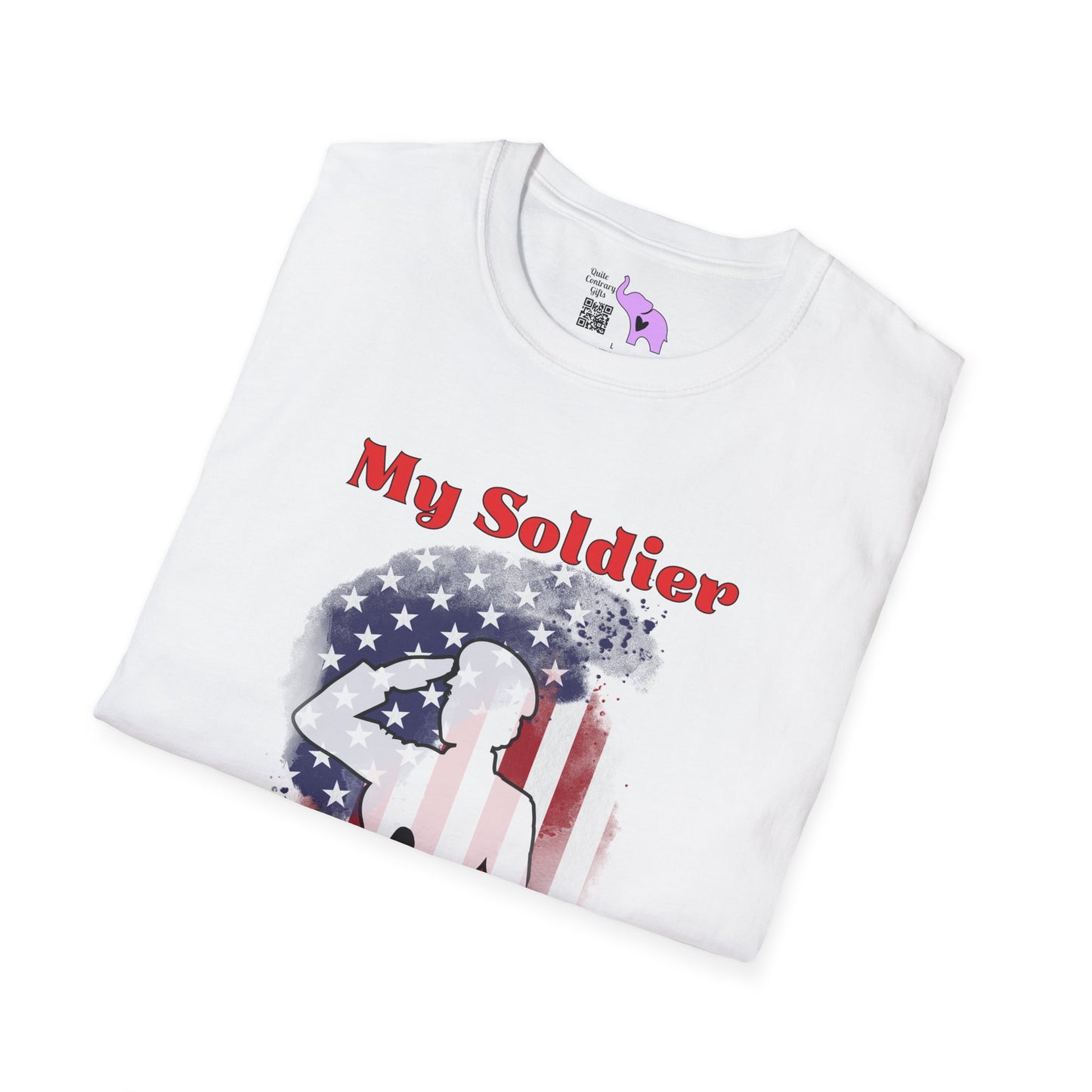 My Soldier My Daughter (Mom) Adult T-shirt