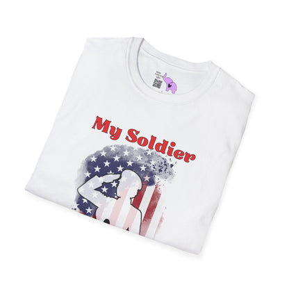 My Soldier My Daughter (Mom) Adult T-shirt